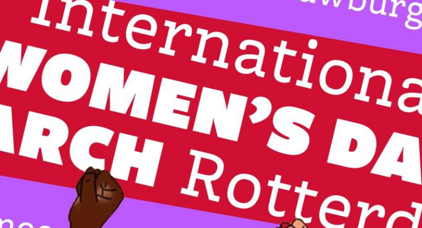 International women’s day march - Rotterdam