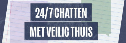 Chat van Veilig Thuis 24 / 7 bereikbaar